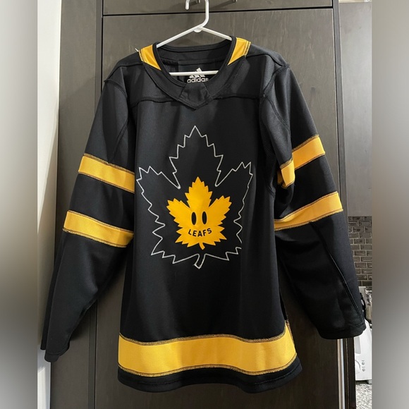 ADIDAS AUTHENTIC REVERSIBLE TORONTO MAPLE LEAFS X DREW HOUSE ALTERNATE JERSEY - Picture 5 of 7